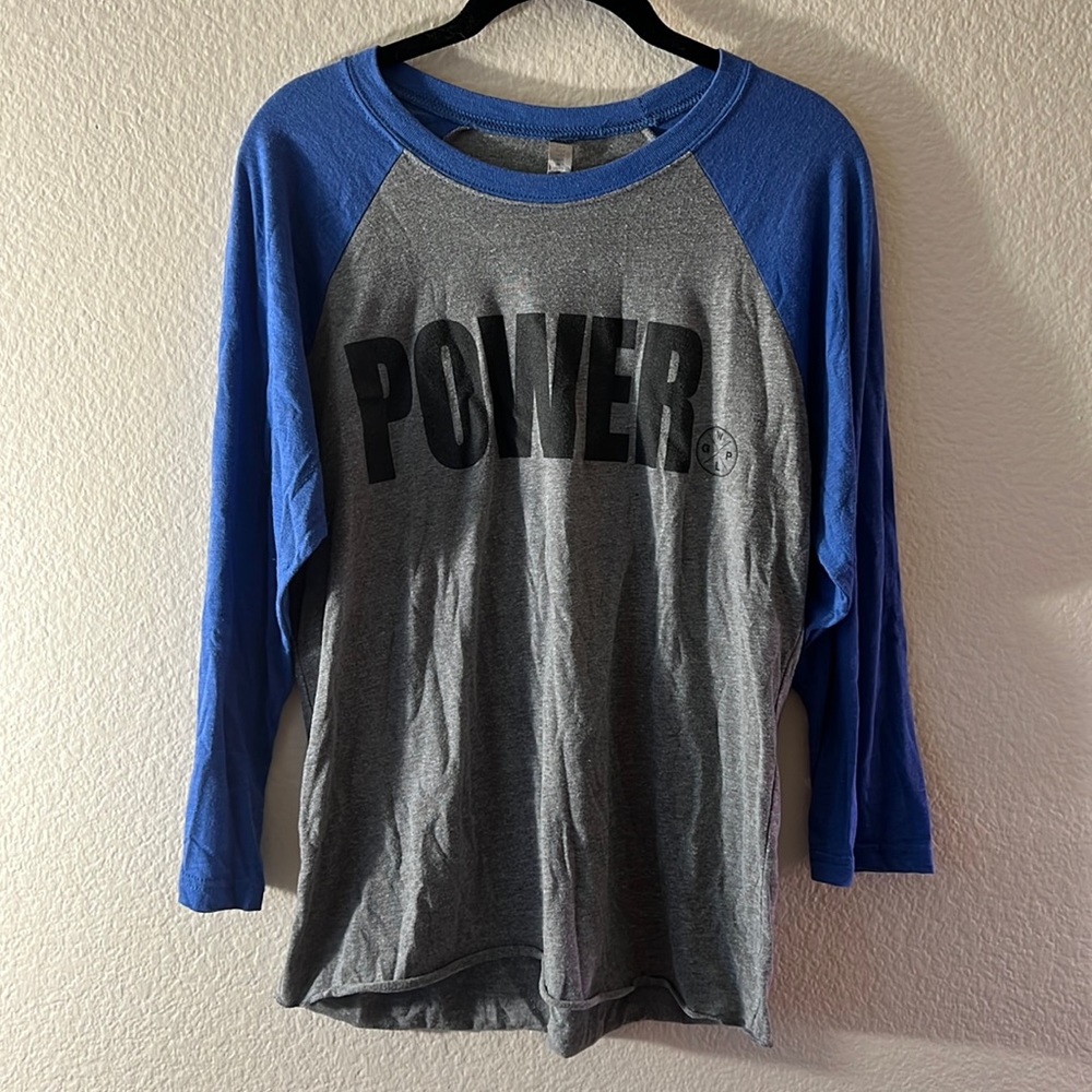 Girls Who Powerlift Raglan Size Medium